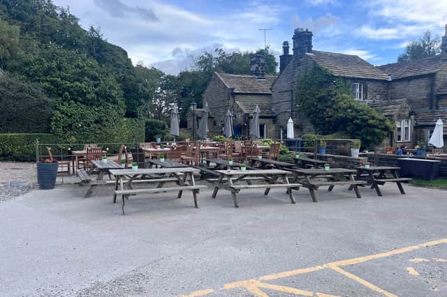 The Fox House, near Longshaw and Burbage moors is owned by Vintage Inns, part of the Mitchells & Butlers chain.