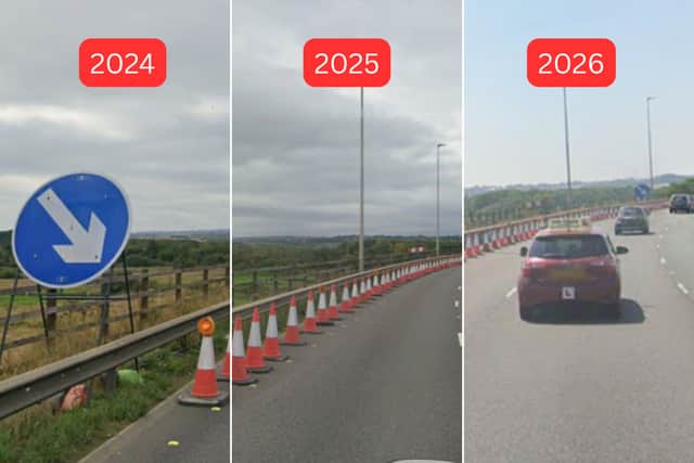 A lane closure on the Rotherham Gateway - which connects the M1 to the Sheffield Parkway - has been in place since 2024. The council have now confirmed that it is set to remain closed until 2027, as Network Rail are consulted