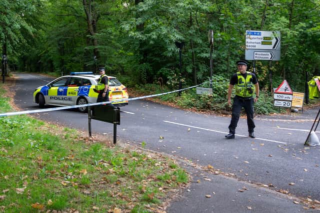 Police closed roads near Ecclesall Woods after a body was discovered