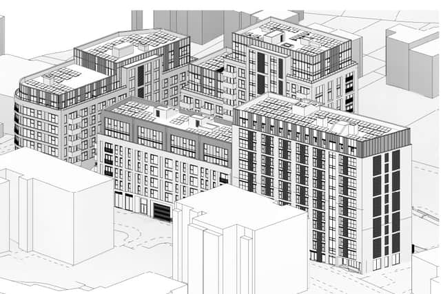 The planned flats on 245  Ecclesall Road. Photo: Southgate and Sarabia architects
