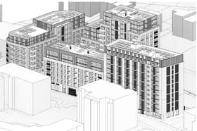 The planned flats on 245  Ecclesall Road. Photo: Southgate and Sarabia architects
