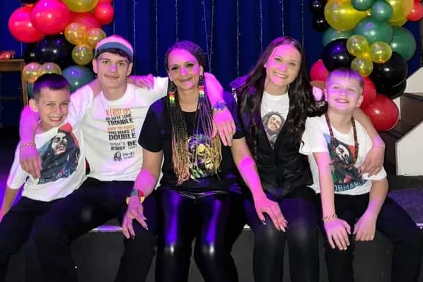 A fundraiser has been set up following the death of Sheffield mum after she lost her battle to cancer. Louennie Williamson is pictured alongside her four children, Danny, 20, Elyssia, 16, Sonny, 11 and Saul, 10.