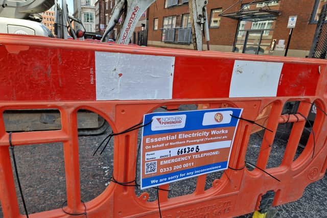 Northern Powergrid roadworks in Sheffield. Photo: David Kessen, Iconic Media