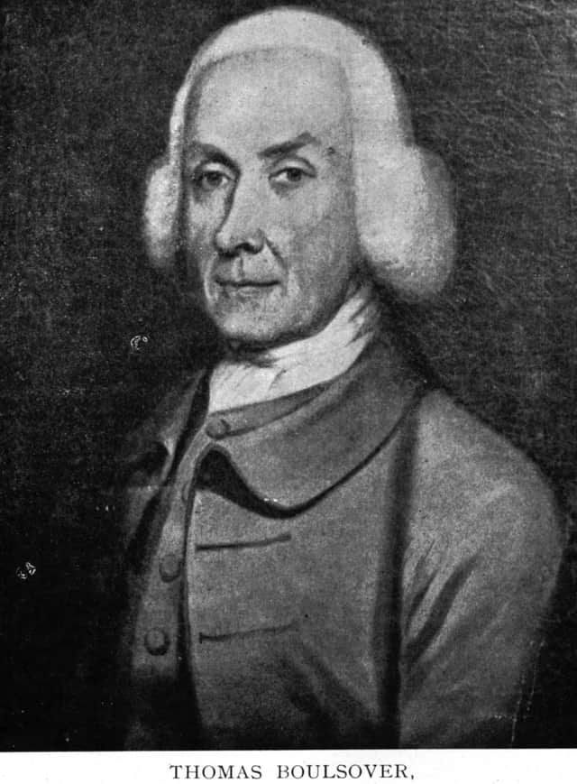 The provenance of Old Sheffield Plate can be traced to 1743 when the (at-the-time) 38-year-old Thomas Boulsover, a cutler, was repairing a knife for a customer.  It was during the course of repairing this item that Boulsover was to discover an entirely new method of fusing two metals together – in this case, copper and silver. 