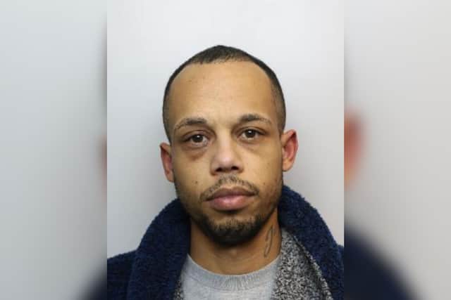 Joules Regis, 32, has been jailed after an "appalling" assault on his partner where he put his thumb in her eye and burnt her with a lit cigarrette