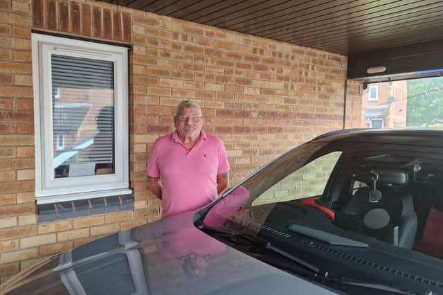 David Williamson, a blue badge holder, was fined £100 after parking in an area where restrictions were not clearly marked. 