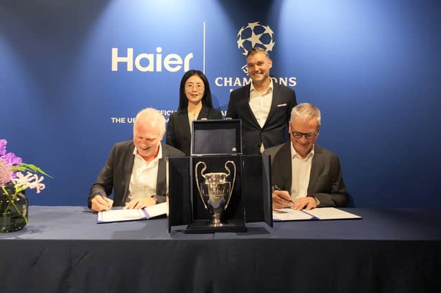 Haier has announced a major four-year global partnership with UEFA Champions League, in a move set to bring the world of elite football even closer to consumers.