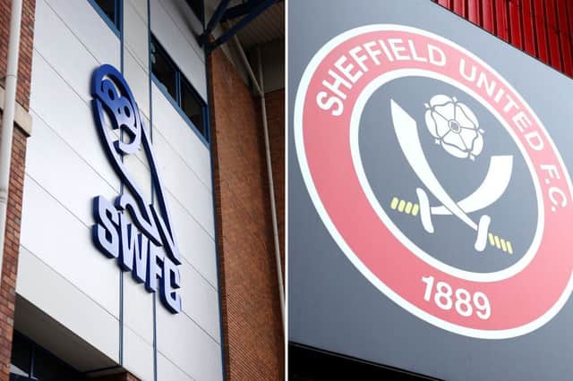 Sheffield Wednesday and United badges