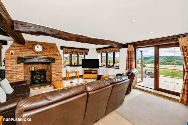 Exposed beams, oak doors and neutral décor bring together the property's traditional character and sophisticated modern finish