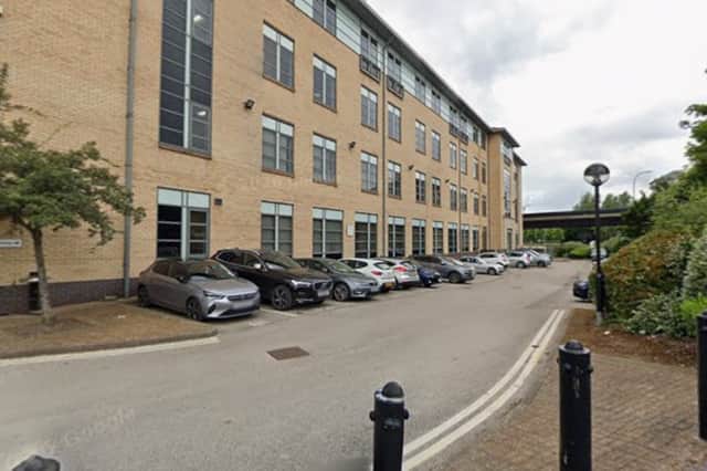 The car parking is not part of the scheme, which will be car free. Photo: Google