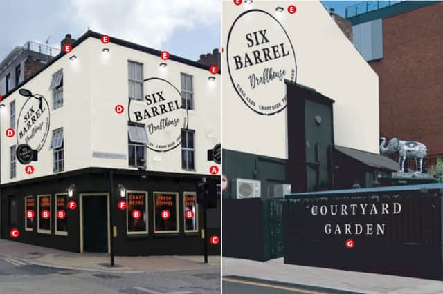 How The Forester will look when it reopens under the new name 'Six Barrel Drafthouse'