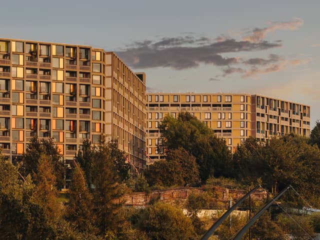 Park Hill flats, overlooking Sheffield City Centre