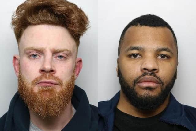 Callum Walters (right) ordered the arson attack, which was carried out by fellow gang member, Samuel Moffett, at the victim’s home on Oxford Street, Upperthorpe