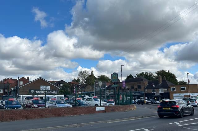 The old John Smith's sign stands as a memory of The Magnet, which is now Southey Car Sales