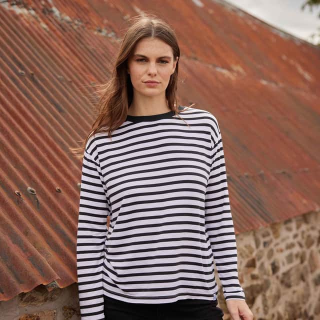 TOG24’s Kitty striped long-sleeve T-shirt has been reduced to just £8 in the brand’s outlet clearance sale.