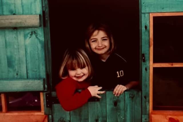 Sisters Maddy and Olivia Cusack