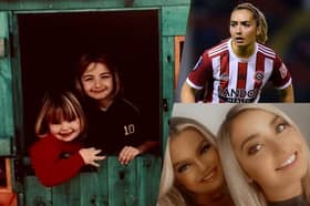 The sister of Sheffield United player Maddy Cusack, Olivia, is embarking on a nearly 30-mile walk for charity