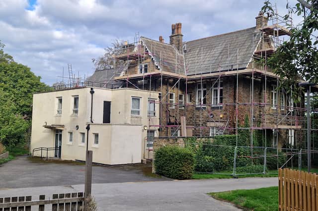 An 'unsympathetic' modern extension at the back of Grade II listed Mundella House on Collegiate Campus.