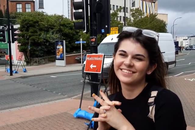 Aly Smith, 19, from Nottingham