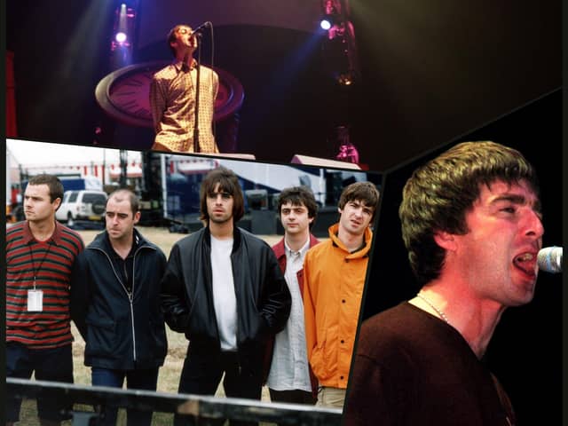 Retro pics of Oasis and the Gallagher brothers performing in Sheffield