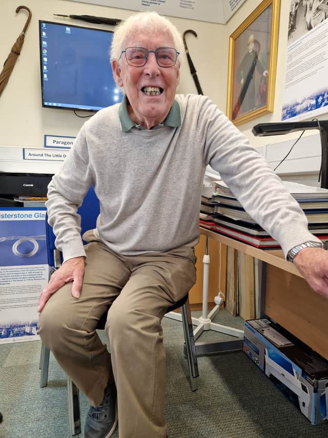 Dennis Pinder, chairman of Stocksbridge and District Historical Society