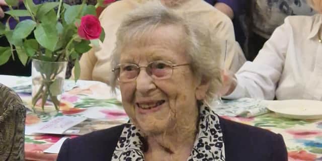 Transport 17 passenger Audrey Lowe turned 100