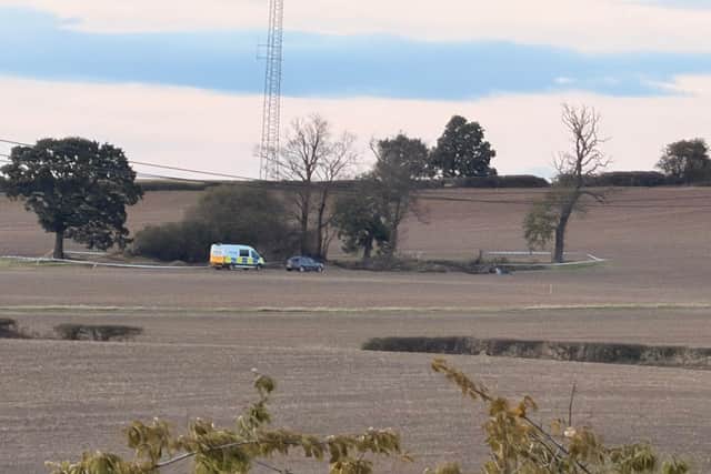 Maps show the thicket off Worksop Road is close to a small stream.