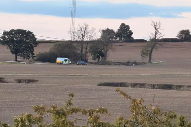 Maps show the thicket off Worksop Road is close to a small stream.