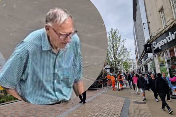 Police have shared a CCTV image of a man they say may hold "vital information" into investigations of a sexual assault on one of Sheffield's busiest streets