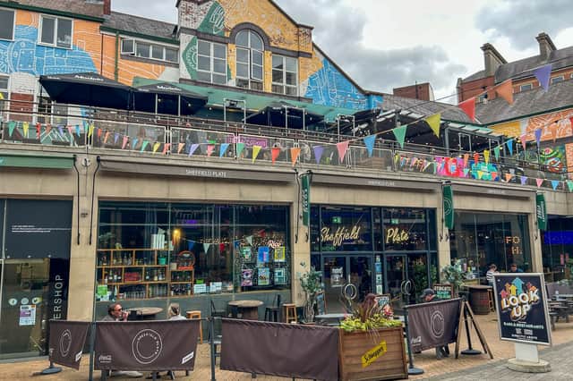 Sheffield Plate Food Hall in Orchard Square Sheffield