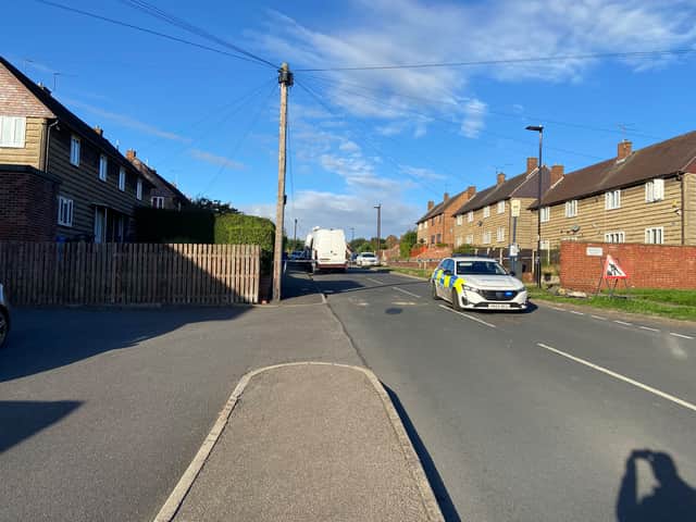 Cordons remain in place as the search continues 