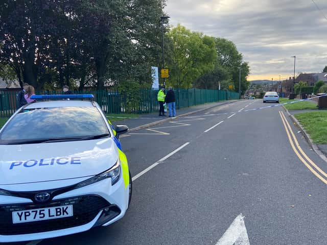 Police on School Lane 