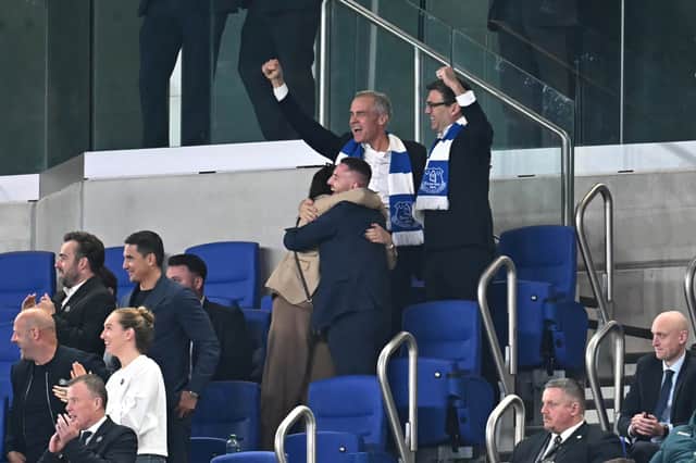 Burnham is a big football fan and a season ticket holder at Premier League side Everton. 