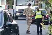 Police have evacuated homes on Mapplebeck Road, High Green 