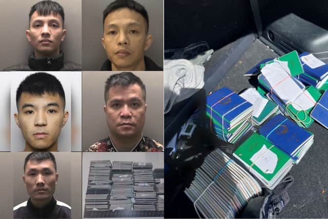 Member of an organised crime group who trafficked Vietnamese migrants to Europe then withheld their passports were jailed for a total of nearly 40 year