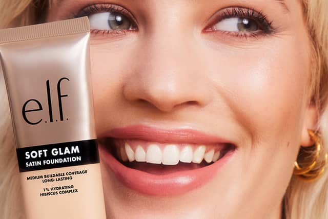 Satin foundation such as e.l.f. Soft Glam Satin Foundation, offers a middle-ground finish for anyone searching for a more natural-looking everyday make-up base.