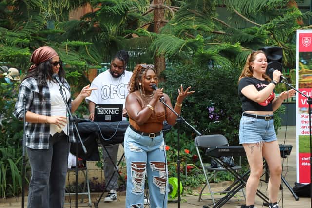 Performers from Tracks Sheffield at the University's Sheffield Music Trail 2026
