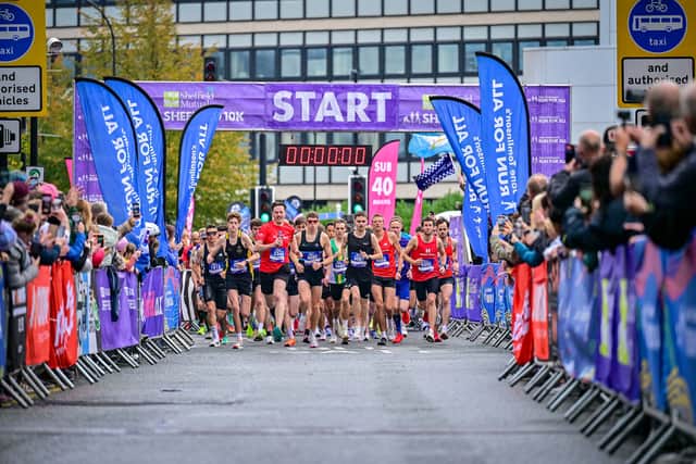The start line