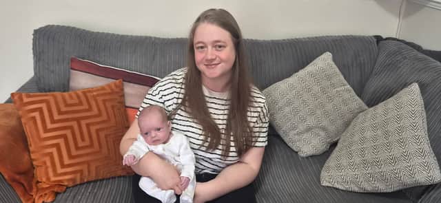 Lauren Fox, 30, was able to give birth to baby Elijah last month after her mother donated her kidney to her in 2020.