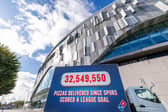 More than 32 million pizzas have been delivered by Domino's since Spurs last scored