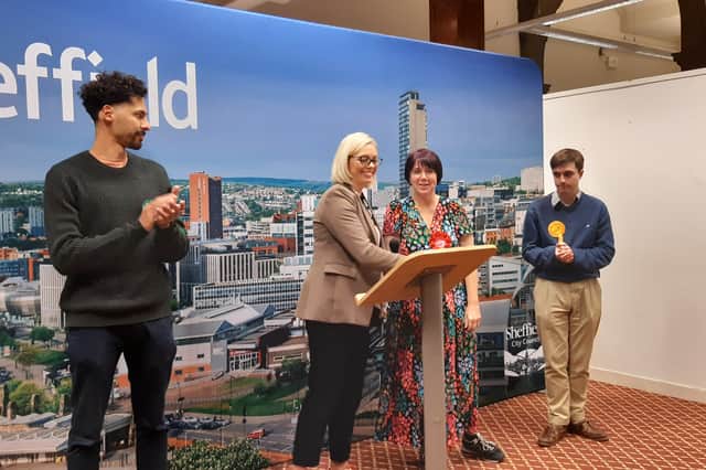 Hannah Cawley at the Walkley bi-election count