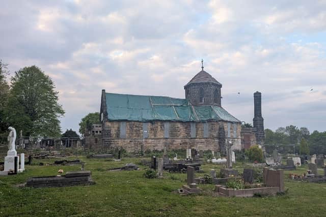 St Michael’s Roman Catholic Mortuary Chapel, City Road Cemetery, Sheffield. Picture: Sheffield
Historic Buildings Trust