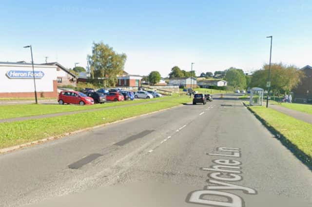 The collision occurred on Dyche Lane in Jordanthorpe, near to Heron Foods