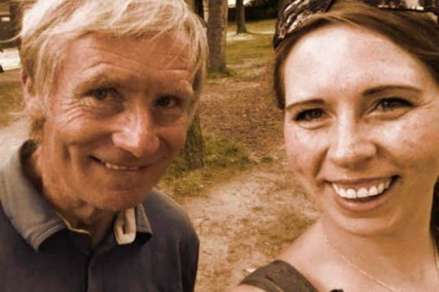Geoff Evans with daughter Lisa