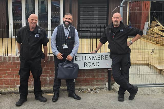 Ward councillor for Burngreave Mustafa Ahmed with members of Waste Investigations Support and Enforcement Ltd (WISE) in Sheffield, pictured on September 20, 2026.
