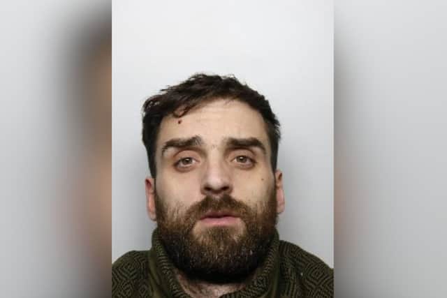 Conner Griffiths, 34, of Cross Street, Greasborough, carried out a shameful campaign of domestic abuse and coercive control against the mother of his son, who he once threw a knife at so hard it "embedded" itself in a door.