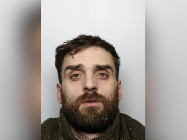 Conner Griffiths, 34, of Cross Street, Greasborough, carried out a shameful campaign of domestic abuse and coercive control against the mother of his son, who he once threw a knife at so hard it "embedded" itself in a door.