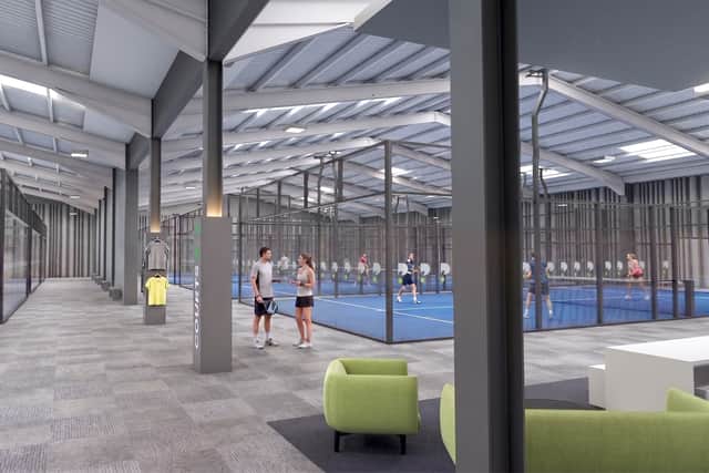 Play Padel Meadowhall will be opposite AirHop trampoline park on Vulcan Road