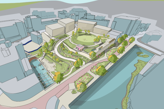 New artists impression shows how the new Castlegate development will look. Photo: Sheffield Council