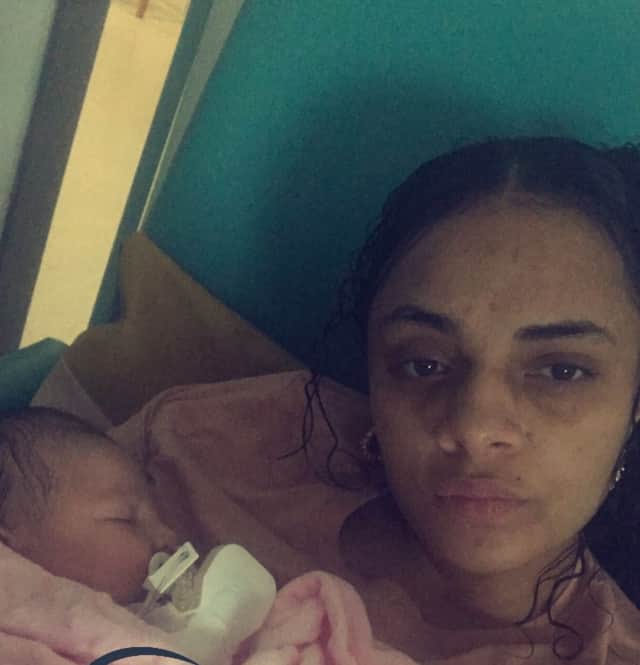 Kyra and mum Lariece.